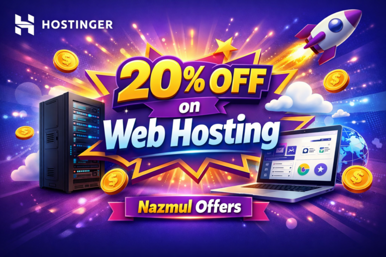 NO Hostinger 20% OFF on Web Hosting